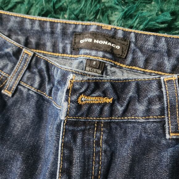 Club Monaco Y2K High Rise Straight Leg Jeans Women’s Size 8 Vintage Denim - Picture 3 of 6